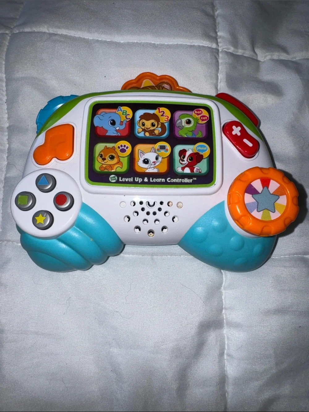 Interactive Kids Learning Game Controller - White & Teal
